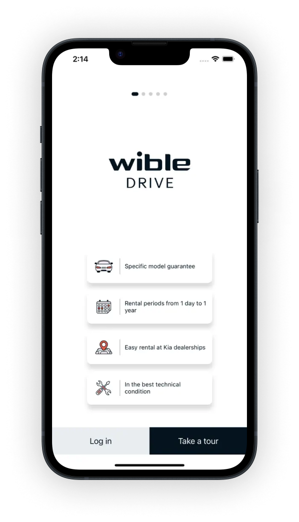 Wible DRIVE app